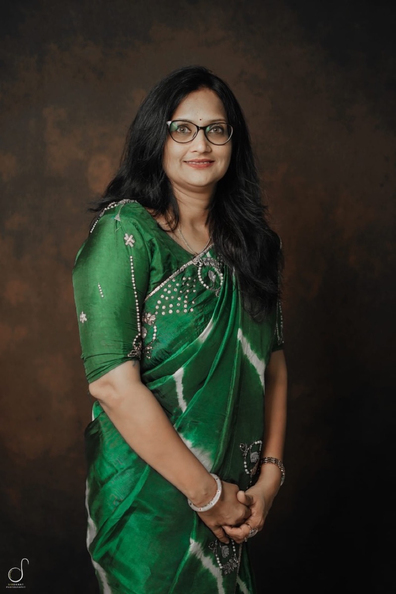 Portrait of Grand Master Anju Pahade, founder of Ahinsa Foundation